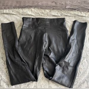 Spanx Leather Leggings never worn